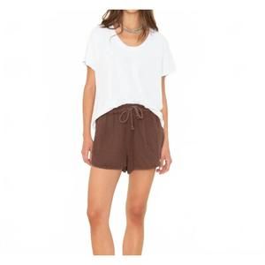 NEW XIRENA starla cotton short in cocoa bean